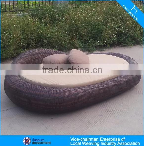 Outdoor Furniture Oval Sofa Sunbed Big Sofa Sunbed CF833L photo-3