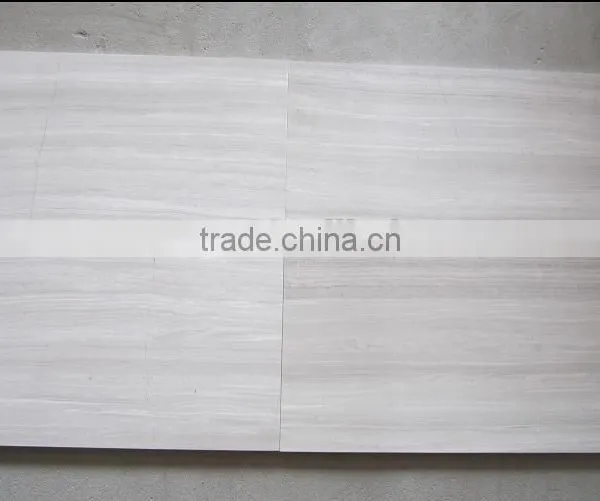 White Wood Grain Wood Marble Interior Wall Cladding photo-2