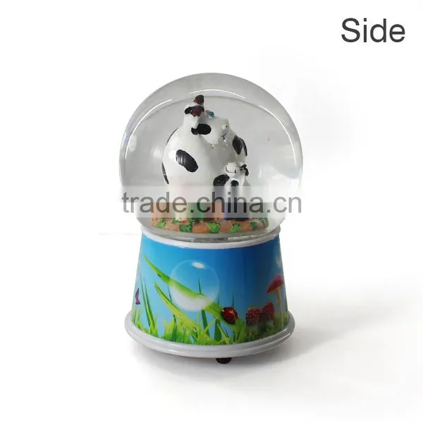 2015 Electric Christms Musical Snow Globe With Blowing Snow photo-2