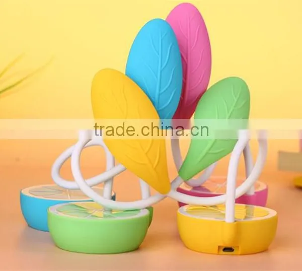 CT-746 New Lemon Lamp LED Eye Protection Desk Lamp Foldable Study Lamp USB Rechargeable Lamps photo-2