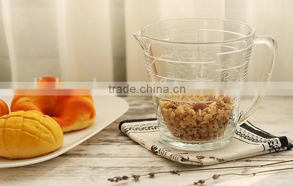 New Glass Measuring Cup Embossed Glass Measuring Cup photo-3