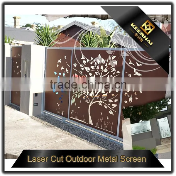 Architectural Laser Cut Aluminum Decorative Outdoor Garden Yard Fencing photo-3