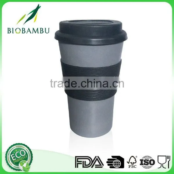 Best Design Eco-friendly Hot Selling Bamboo/rice Fiber Travel Coffee Cup photo-4