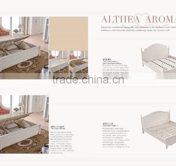 MJ9903 in Stock Neoclassic Popular Skype Blue Matching Bedroom Home Furniture Queen King Size Young People Children Bedroom Set photo-5