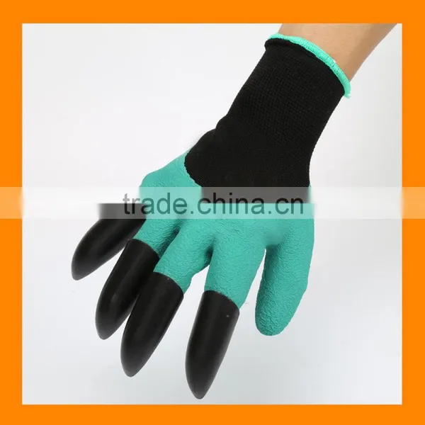 Garden Digging Gloves as Seen on TV With Fingertips Right Claws, Great for Digging, Raking, Cultivating photo-3