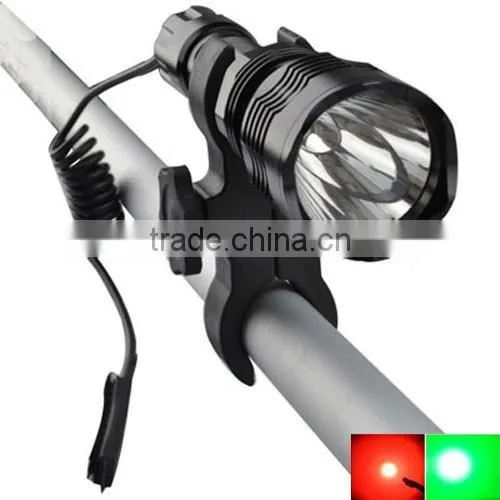 Brightest White/red/green CREE LED Hunting Flashlight With Laser Pointer photo-2