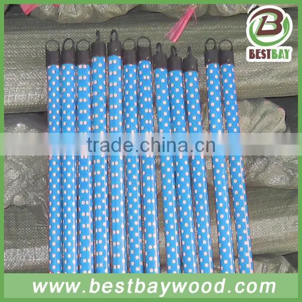 Pvc Coated Broom Wooden Stick/pvc Coated Broomstick Wood/wood Broom Stick photo-2