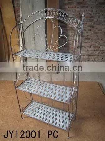 Iron Metal Stainless Flower Shelf & Shoes Shelf JY12001-12003 photo-3
