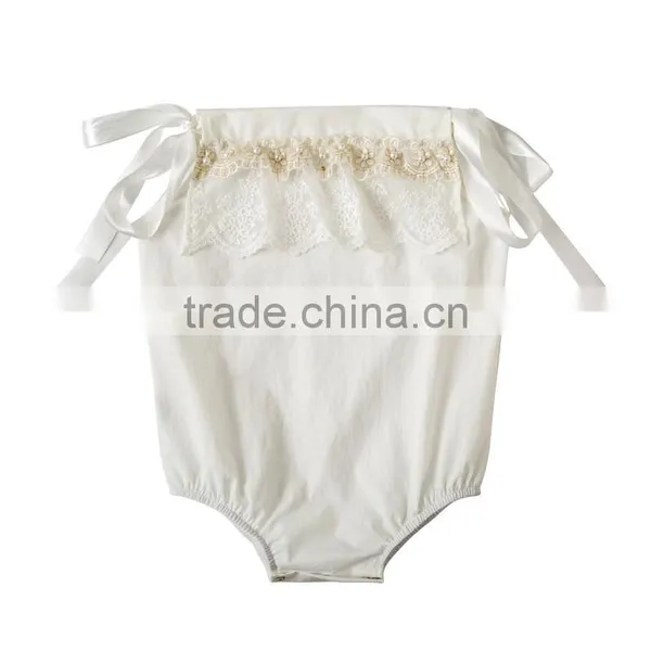 Comfortable Baby Romper Summer New Design Baby Girl Boutique Lace Romper Cute Infant and Toddler Clothing photo-4