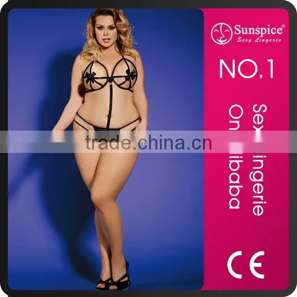 Plump Women Sexy Mature Plus Size Lingerie Hot Sexy Lingerie Open Bra