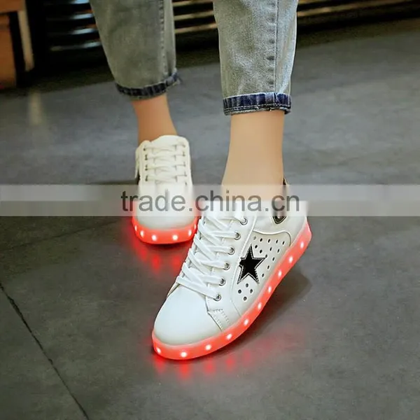 HFJH307 LOW MOQ OEM Customize Led Shoes Factory Price photo-2