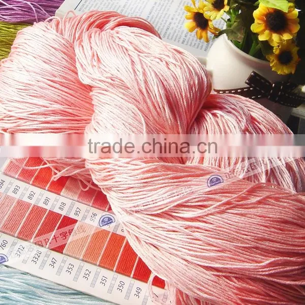 2016 Dmc Floss Wholesale Bulk Cotton Thread 100% Embroidery Threads 447 Colors photo-3