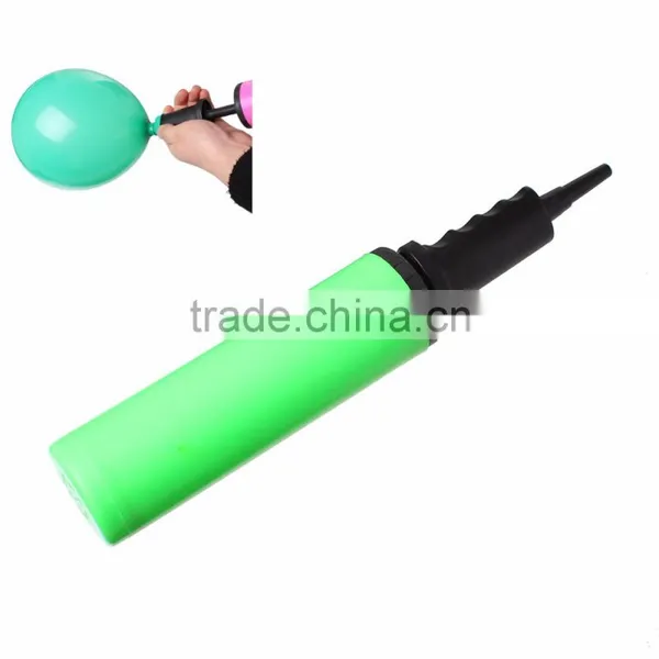 Party Supplies Inflator Tool Cylinder Green Plastic Balloon Pump photo-3