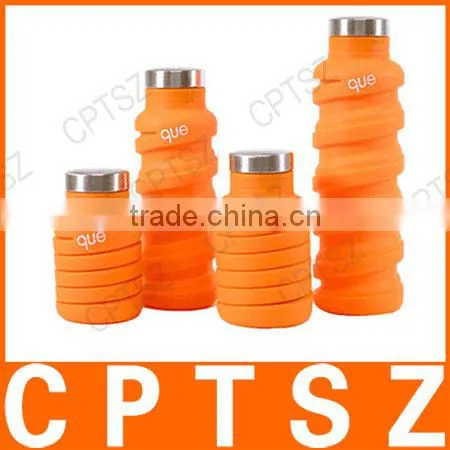 2017 Hot Items Of Silicone Drinking Collapsible Water / Foldable Sports Water Bottle photo-3