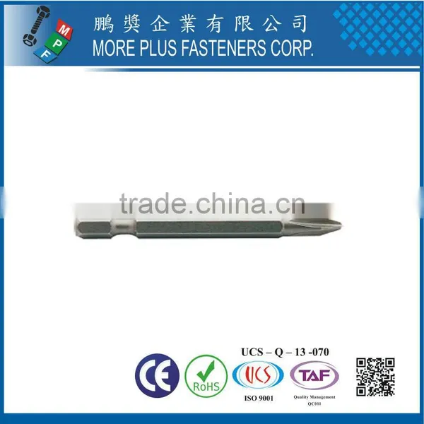Made In Taiwan SQ RECESS 1/4" HEX POWER DRIVE 01B photo-5