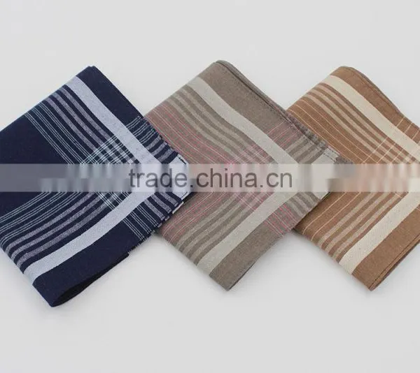 Factory Direct Hot Sale Wholesale 100% Cotton Mens Handkerchief photo-2
