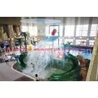 Water World Park Indoor Children Water Playground With Water Fall 8 * 4 * 6m