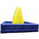 Colorful 18OZ PVC Tarpaulin Indoor Inflatable Climbing Wall With Bouncers