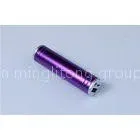 Purple Double USB Portable Power Bank 2000mAh / Iphone Polymer Battery