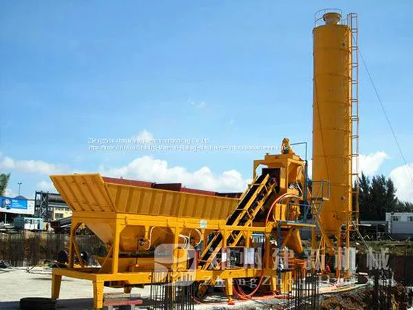 YHZS75 Mobile Concrete Batching Plant