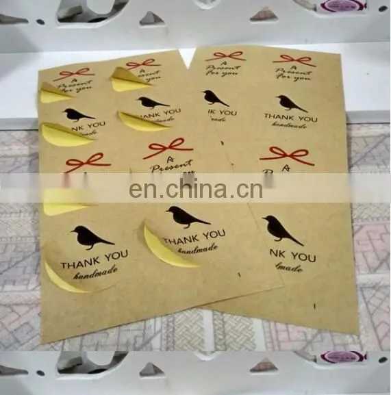 Bird And Bow Gift Box/Bag Label Baking Bag Sealing Sticker Baby Shower Gift Decoration Craft Packing DIY Material photo-4
