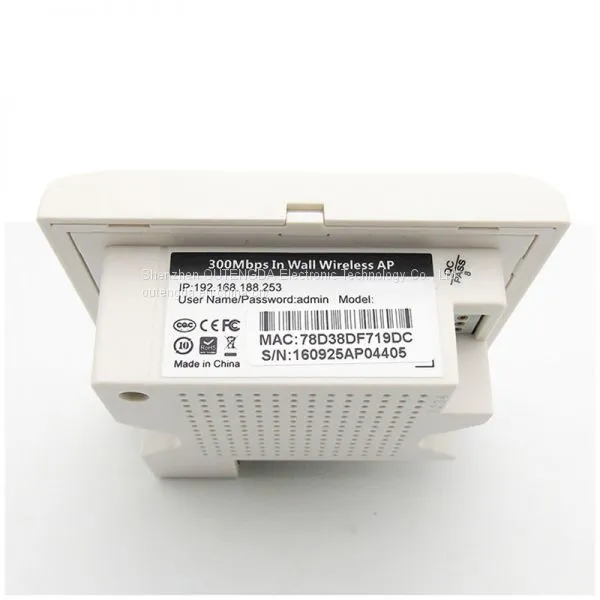 Standard 802.3af 48V PoE in Wall Wireless AP Router WiFi High Power Access Point With USB Charging Function photo-3