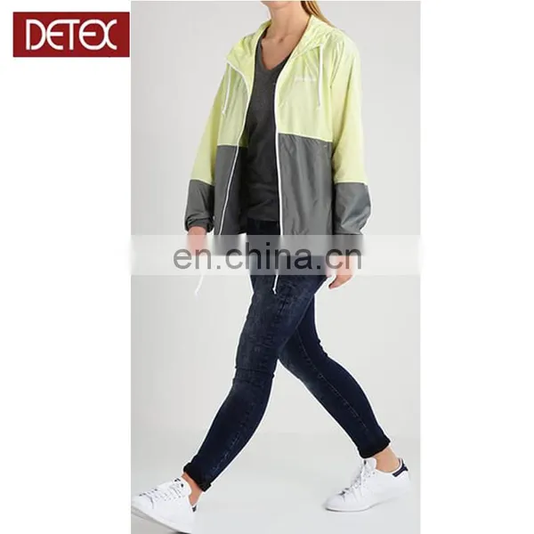 Blank Custom Made Women Cheap Windbreaker Jacket photo-2