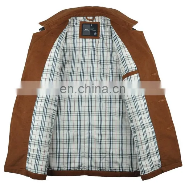 2015 Lastest Fashion Handsome Spring Men Leather Trench Coat photo-2
