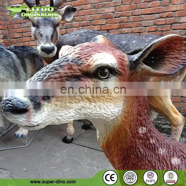 Supply Many Life Size Animals Animatronic Deer Display for Kids photo-2