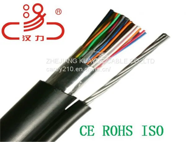 High Quality Drop Wire Cable 24awg Copper Conductor+stell Wire photo-2