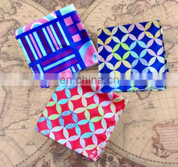 Blue and Red Pattern Hot Sale 100% Cotton Wrapping Cloth Furoshiki
