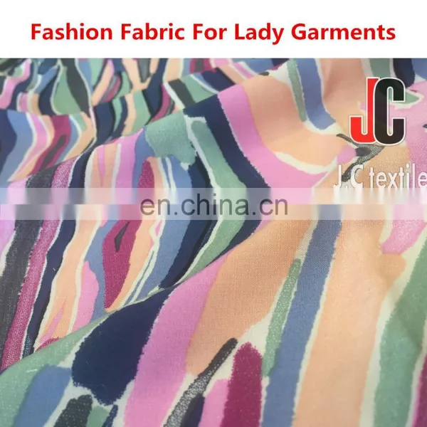 Rayon Fabric for Sale 100% Hand Silk Soft Fabric Poplin Printed Fabric photo-4