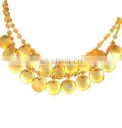 Brass Multi Disk Necklace