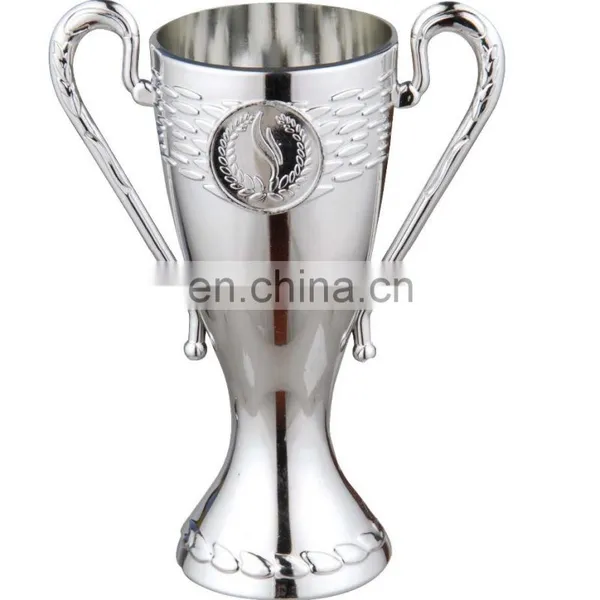 Assembled Trophy With Plastic Trophy Parts and Metal Trophy Cup