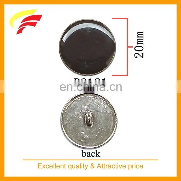 Custom Color Zinc Alloy Round Hand Sewing Button With Enamel for Coat photo-3