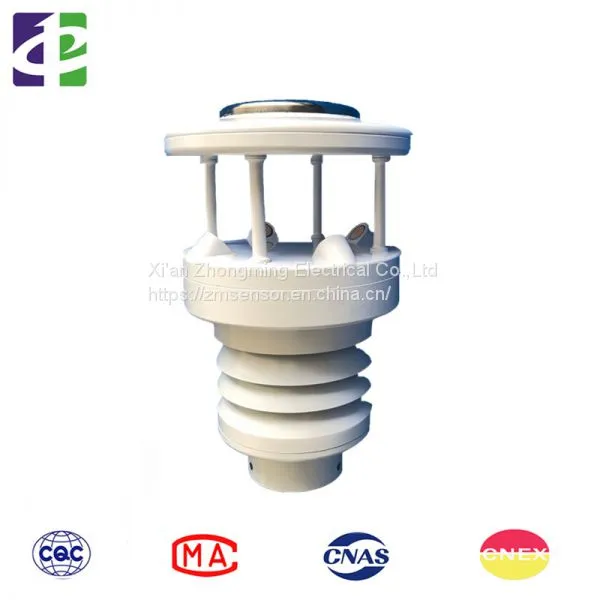 6 Parameters Weather Station Sensor With Piezoelectric Rainfall Sensor Agricultural Weather Station photo-4