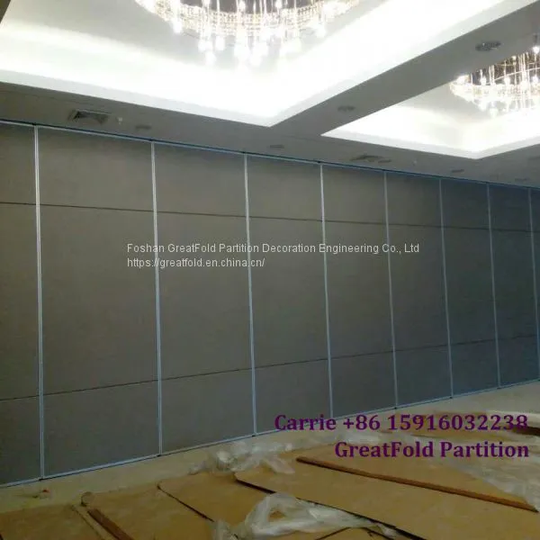 Customized Manufacturer Acrylic Partition Wall Exterior Panel Price of Folding for Exhibition Center photo-2