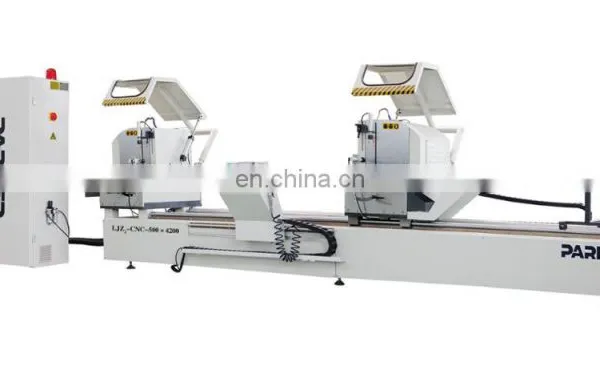 Heavy Duty CNC Double Head Any Angle Cutting Machine LJZ2X-S-500/650*4200/aluminum Window Making Machine photo-4