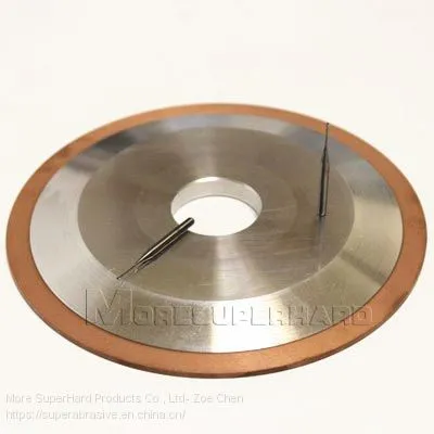 3A1 Resin Diamond Grinding Wheel for Micro Drill - Zoe@moresuperhard.com photo-2