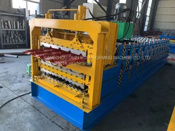 Nice Design Three Layer Metal Panel Roll Forming Machine photo-2