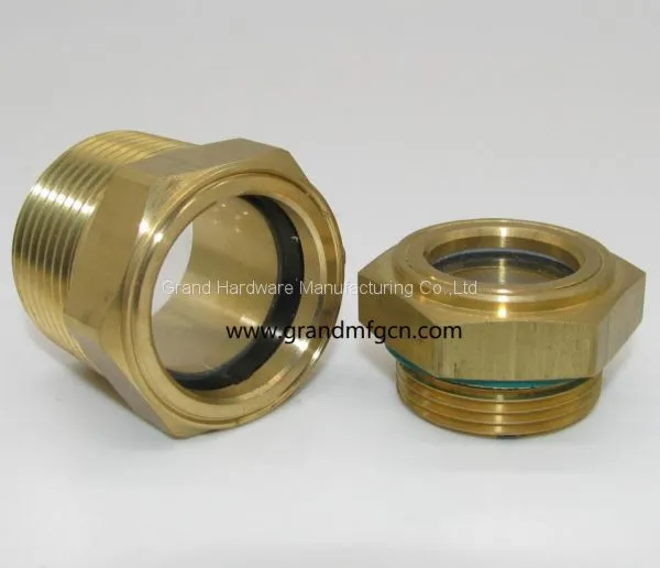 Brass Oil Level Glass Sights for Pumps BSP Pipe Thread 3/4 Inch photo-5