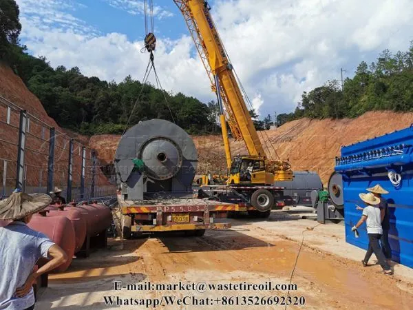 2020 Latest design DOING waste rubber processing machine recycling oil from waste tyres