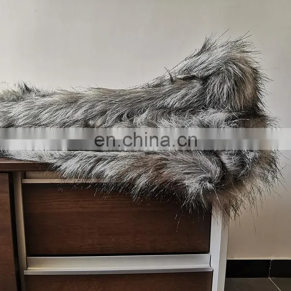 Wholesale High Quality Fuzzy Cozy Luxury Super Soft Plush Fluffy Warm Shaggy Double Fleece Faux Fur Throw Blanket for Sofa photo-4