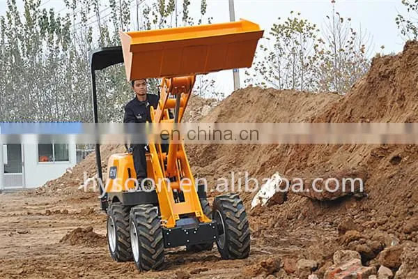 CE Certificated Hysoon HD10L High Performance 1t Mini Front End Loader photo-3