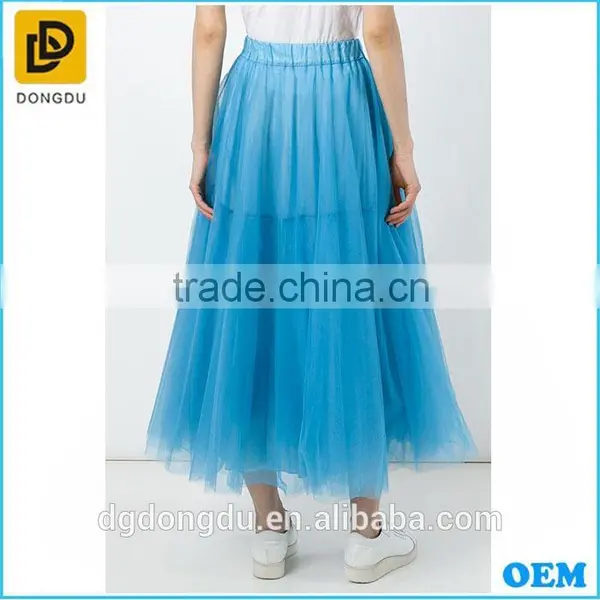 Oem Elegant Woman Suit Summer Prom Midi Tulle Skirt Cheap Tutu Skirt Wholesale the Most Beautiful Ball Skirt for Girls photo-3