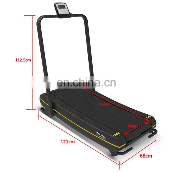 Foldable Running Machine Mini Treadmill Adjustable 40kg Weight New Design Mechanical Treadmill Curved Treadmill & Air Runner photo-4