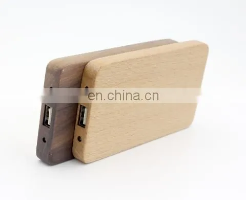 Cool Design Wooden Power Bank 4000mah Battery Charger photo-4