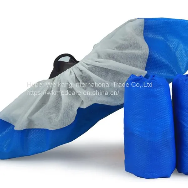 Non Woven Shoe Cover Disposable Blue Shoe Non Woven Medical Products photo-3