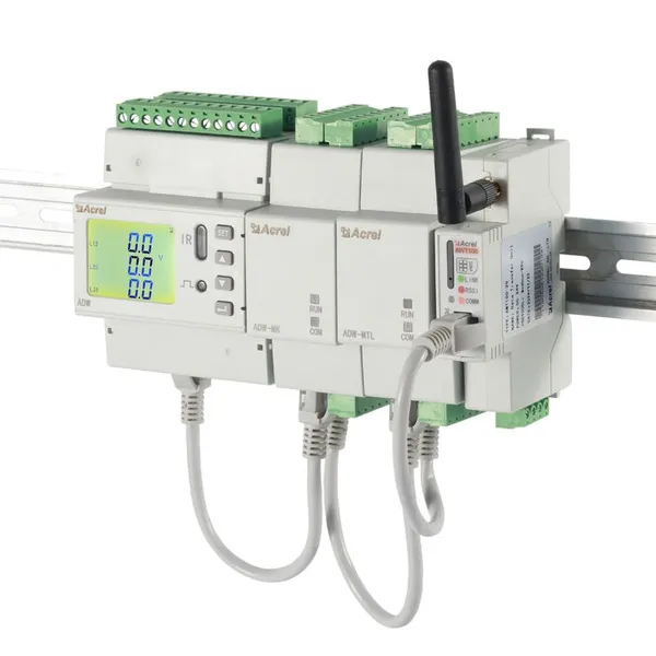 Acrel ADW210-D10-2S 3P4W Wireless Lcd Display Multi Circuit Power Meter With Modbus 2DI2DO photo-3