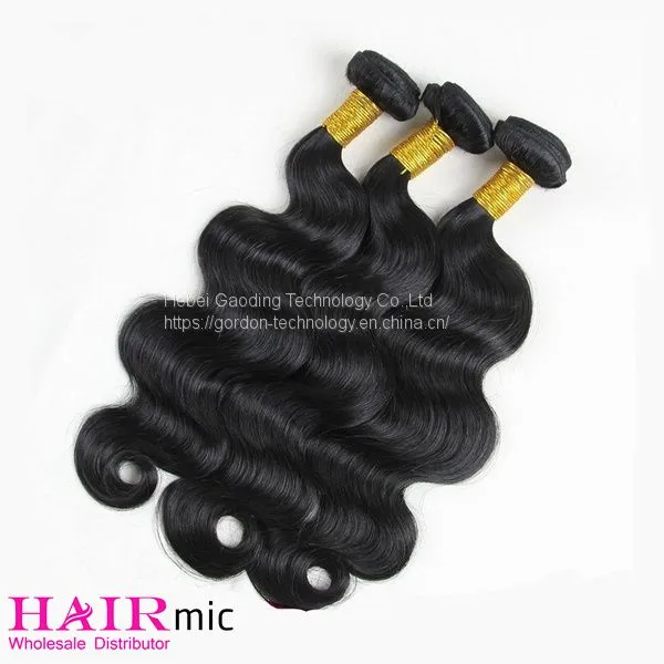 Natrual Color Body Wavy Remy Human Hair Weft Vendor From China photo-4